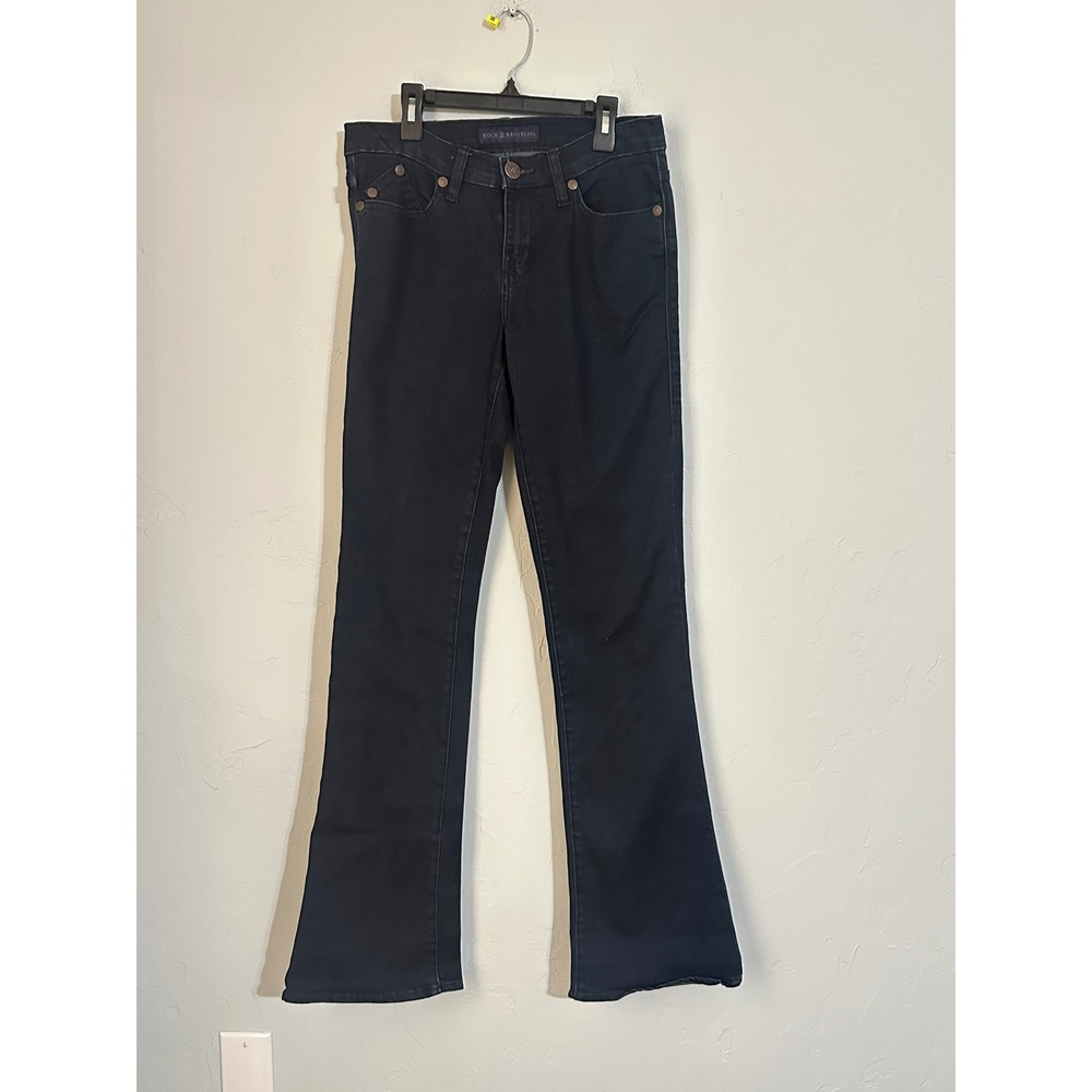 Rock & Republic Women's Boot Cut Jeans - Midnight Black